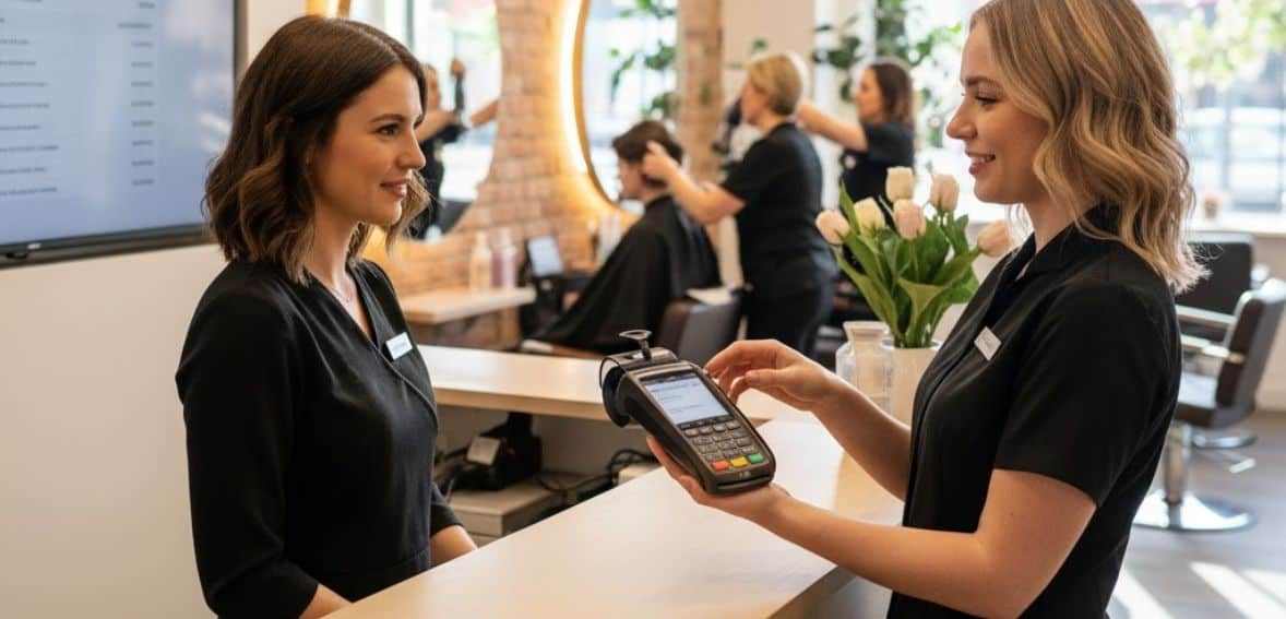 Salon beauty payment